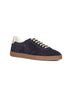 Sneakers in camoscio lavato blu