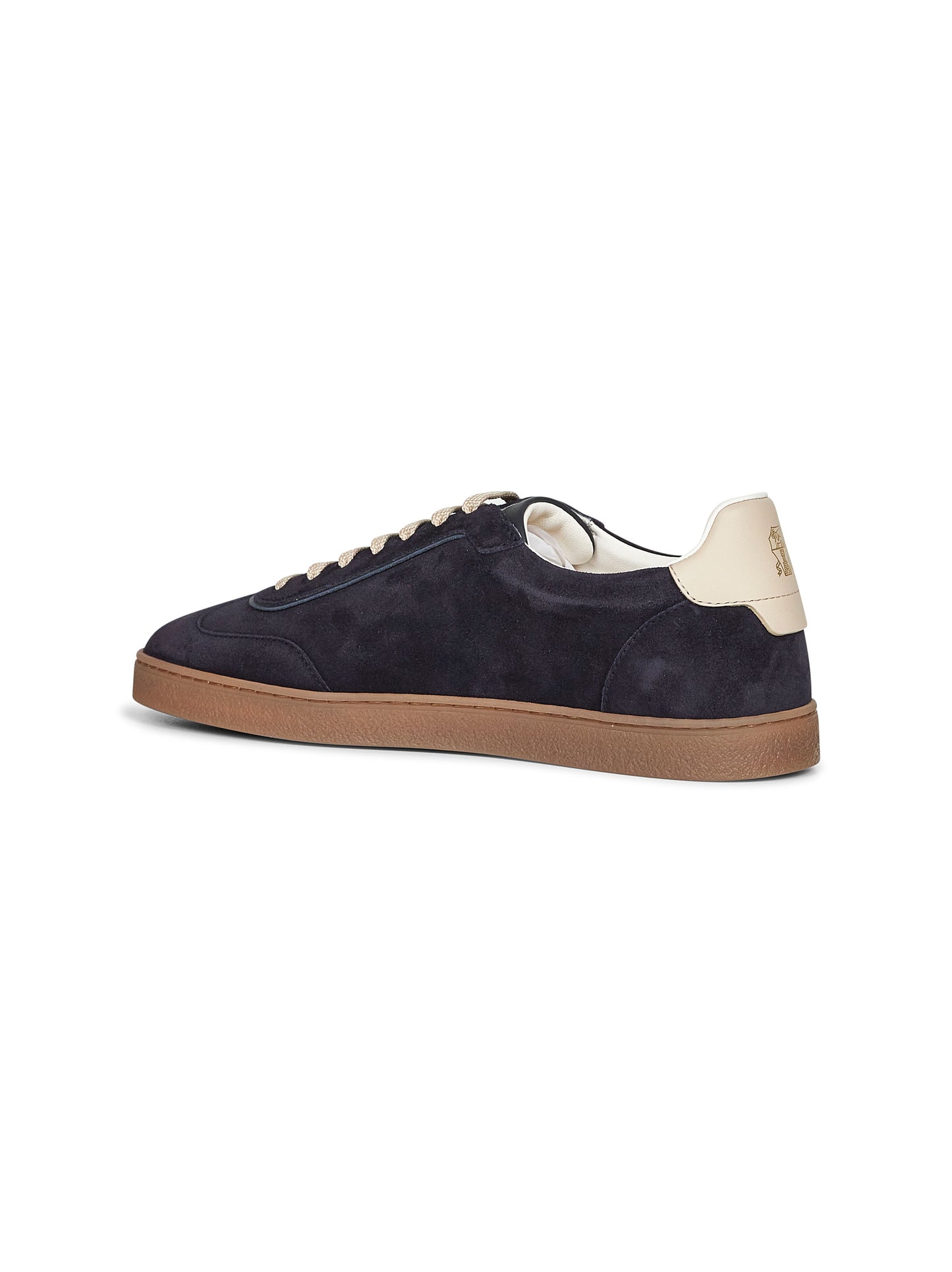 Sneakers in camoscio lavato blu