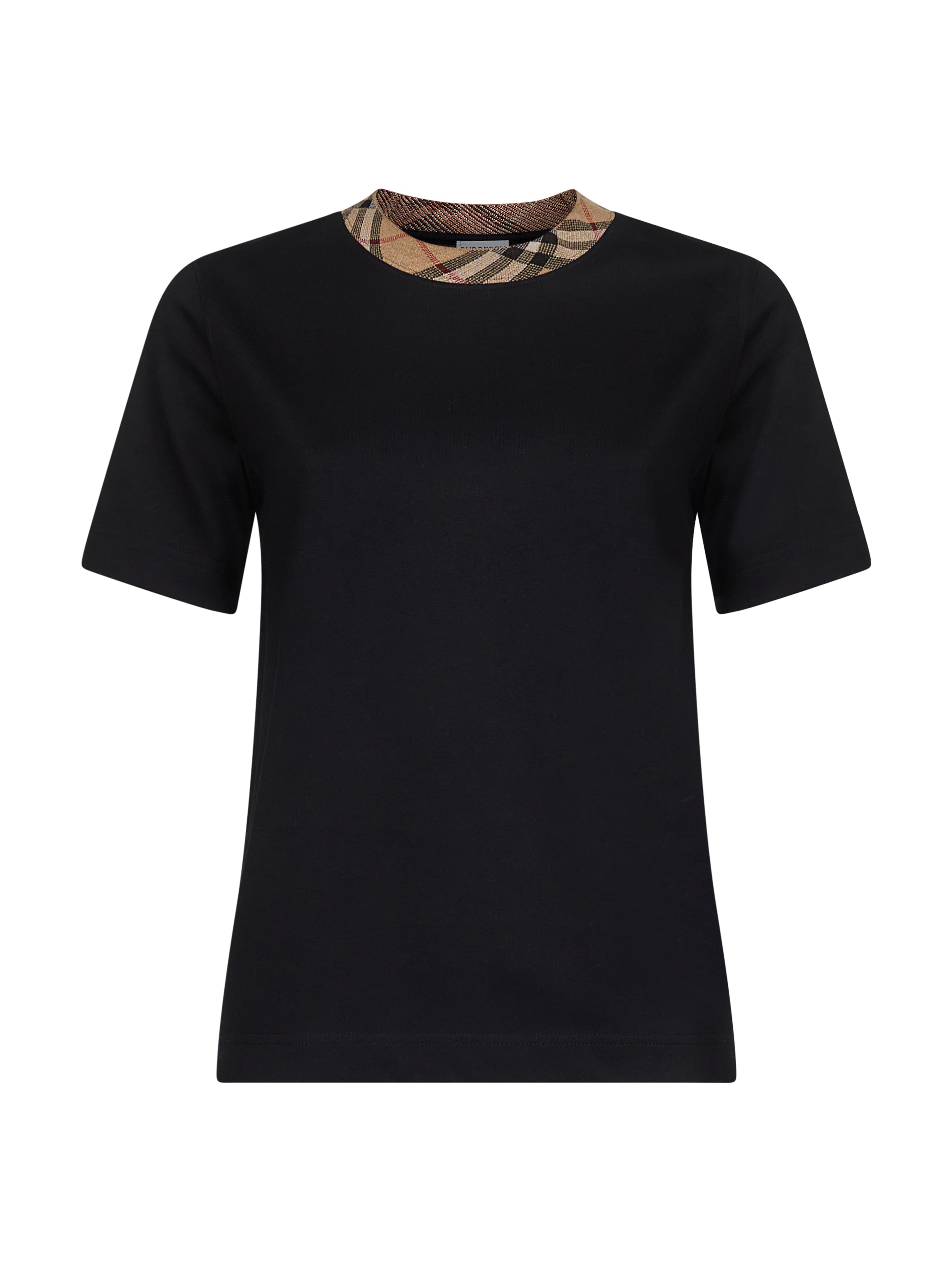 Tシャツ・カットソー BURBERRY Woman T-Shirt Black 8109196 Burberry - Logo Print Cotton T-Shirt | HBX - Globally