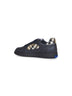 Sneakers Terrace in pelle blu e Check<BR/>