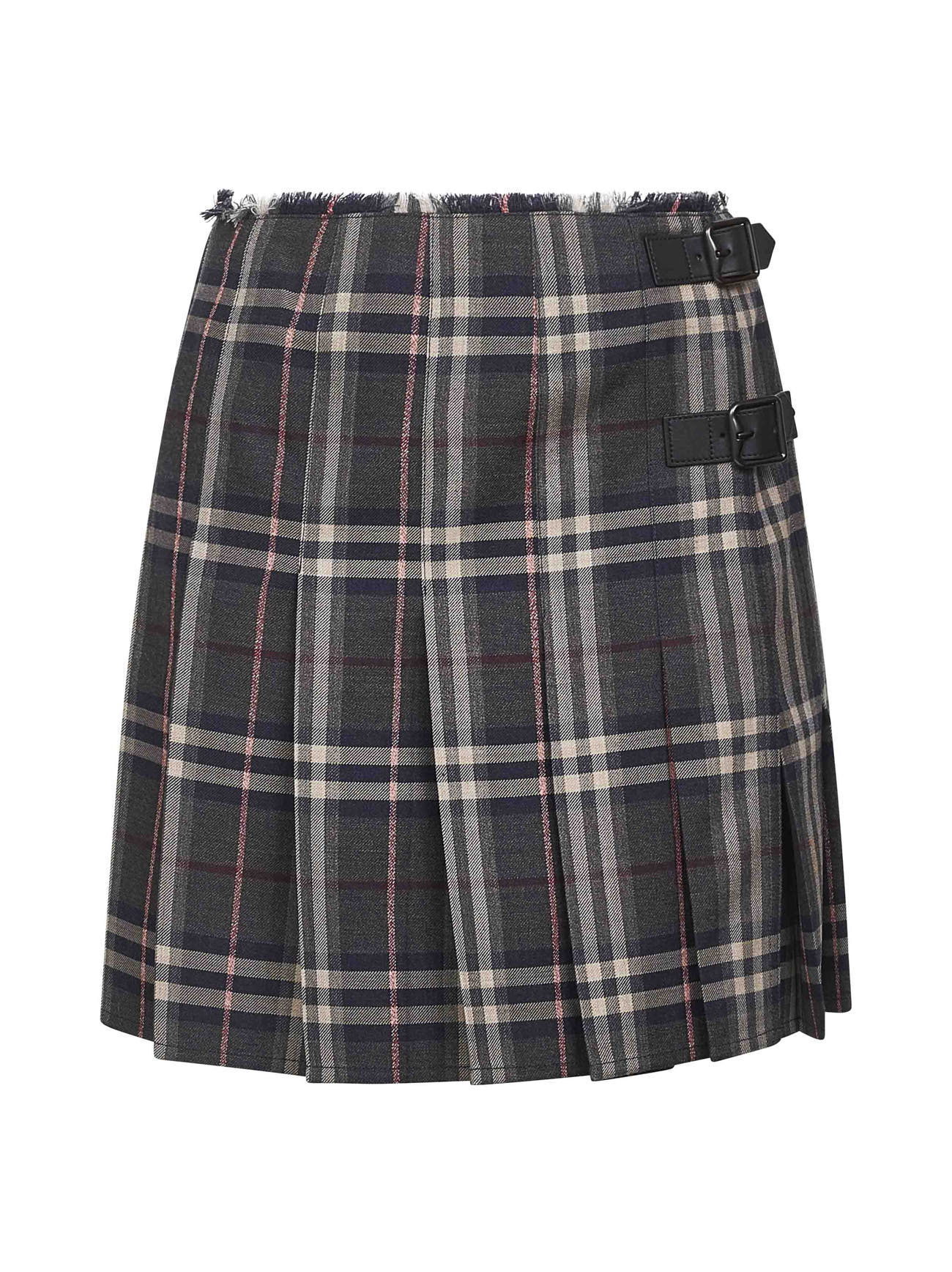 Multicolor Check wool mini kilt
