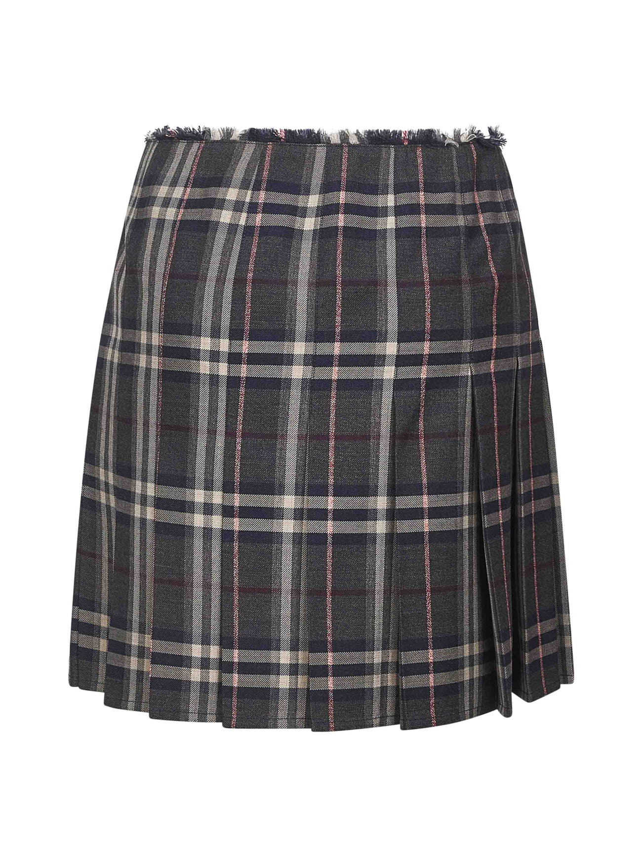Multicolor Check wool mini kilt