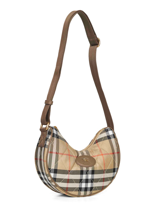 Beige Horseshoe crossbody bag