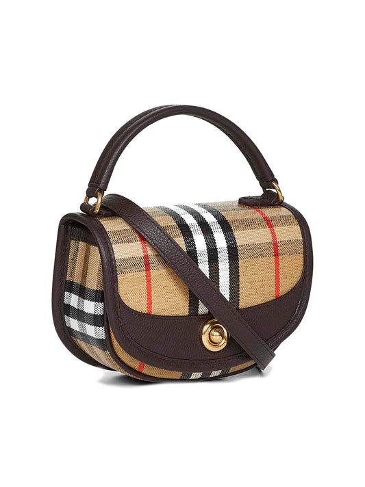 Beige Highlands mini crossbody bag