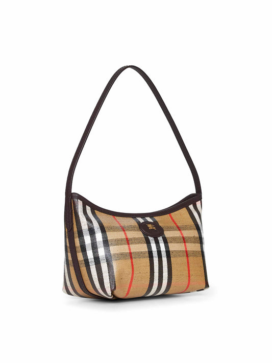 Beige Highlands mini shoulder bag