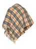 Mantella in lana e cashmere Check beige