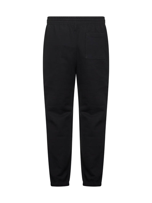 Black EKD Check jogging trousers