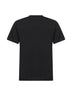 T-shirt in cotone nero con EKD Check