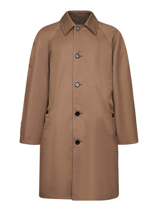 Brown Chevington reversible trench coat