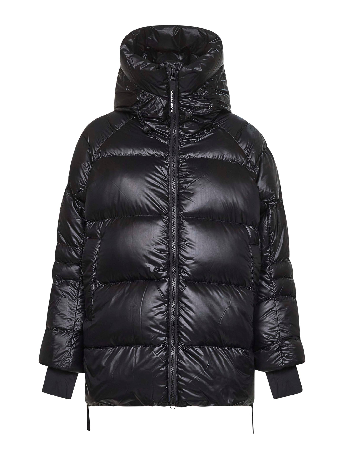 Black Cypress hooded puffer jacket