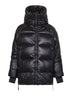Black Cypress hooded puffer jacket
