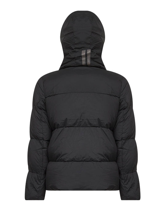 Black Crofton Black Label hooded padded jacket