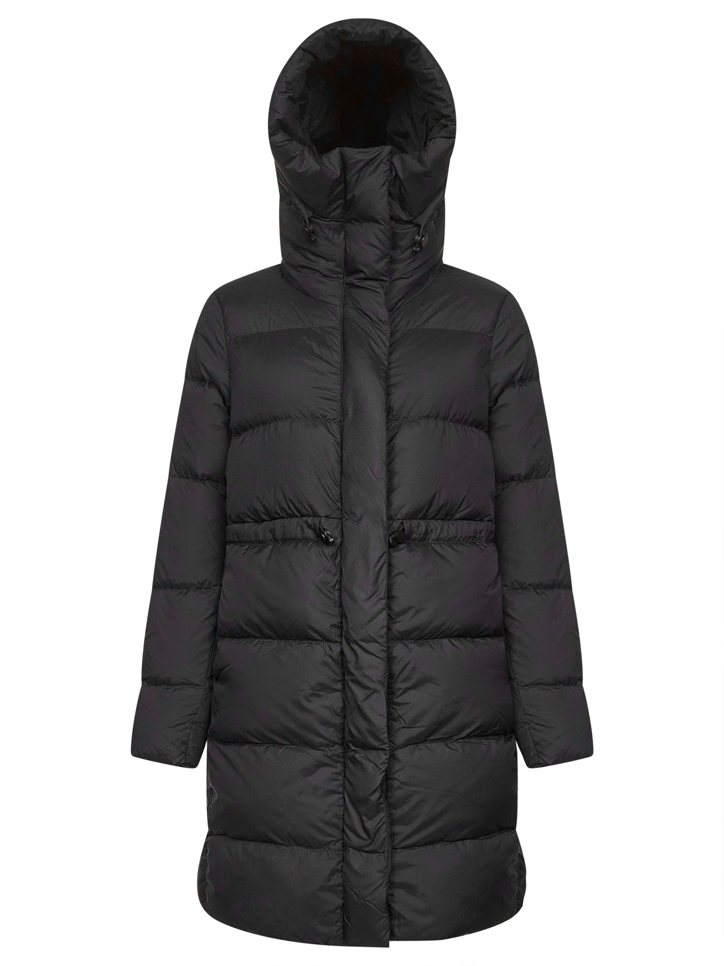 Giaccone con cappuccio Montgomery Tonal Label nero
