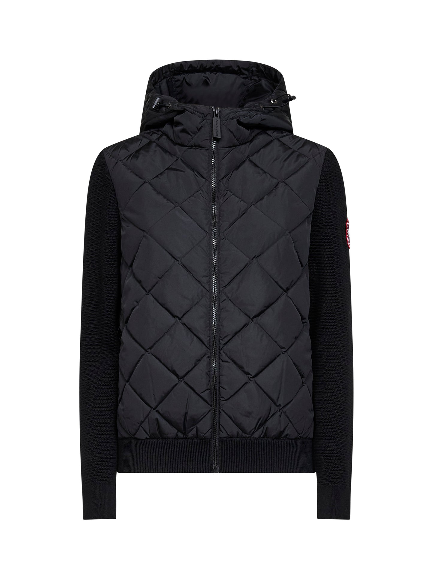Black HyBridge hooded jacket
