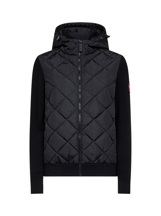 Black HyBridge hooded jacket