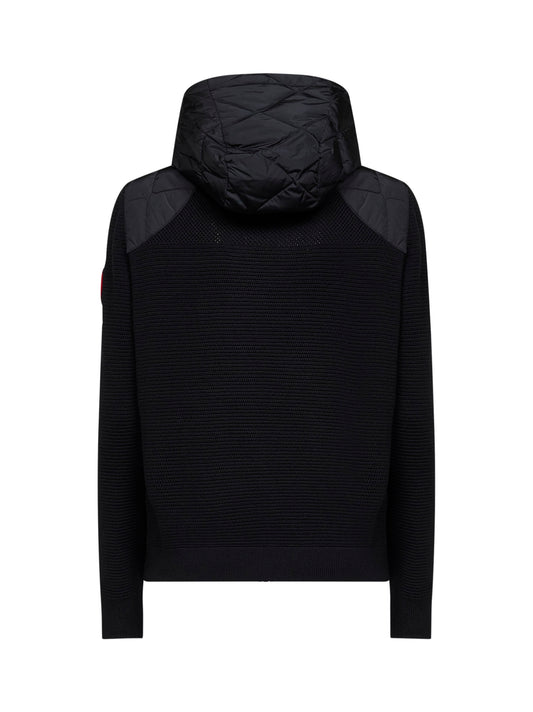 Black HyBridge hooded jacket
