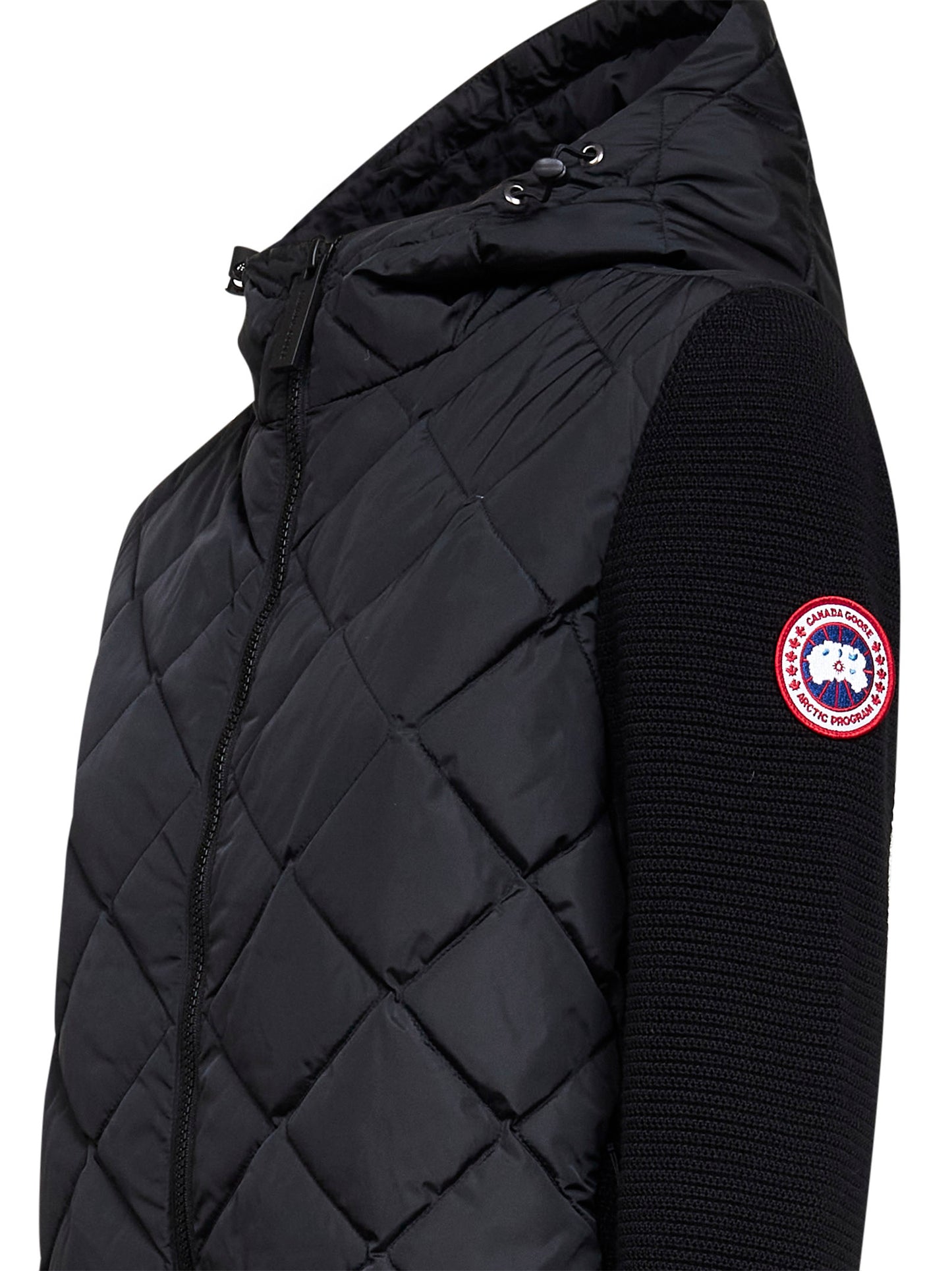 Black HyBridge hooded jacket