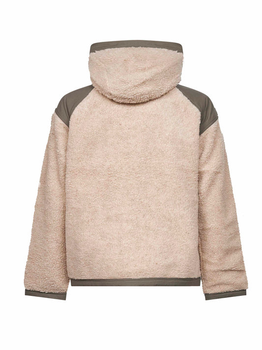 Bomber reversibile Alberni in pile beige