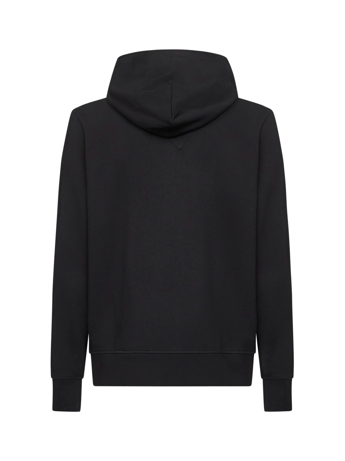Felpa con zip e con cappuccio Huron nera