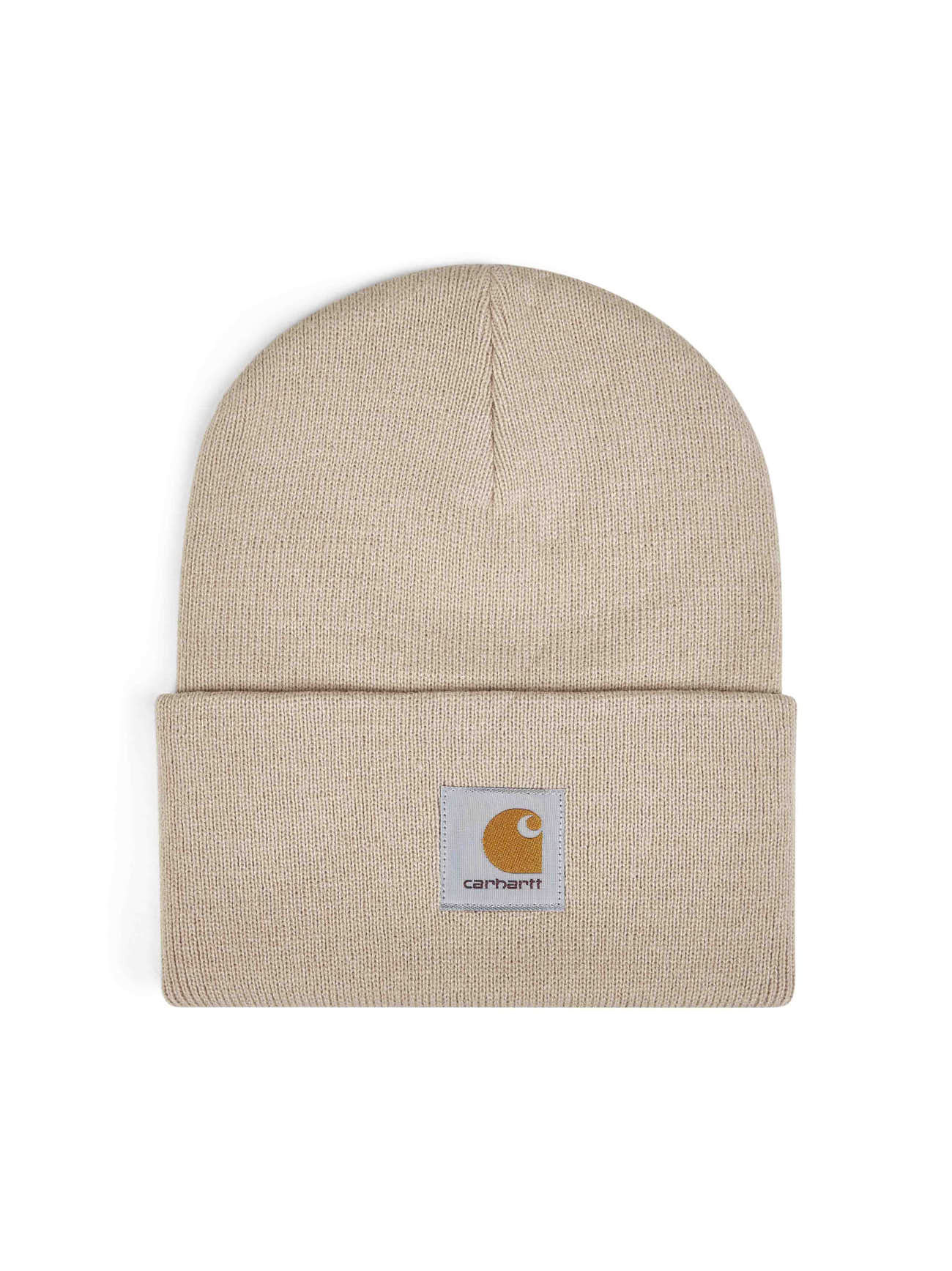 Beige Acrylic Watch beanie