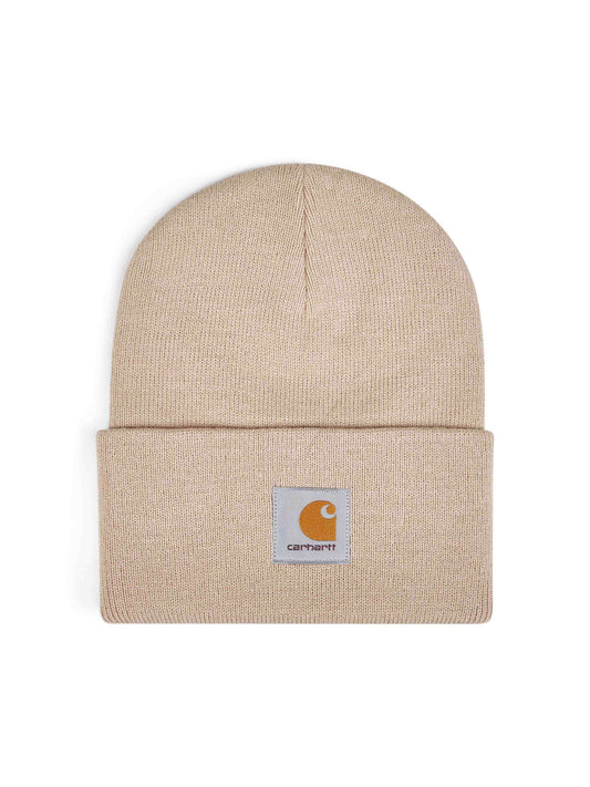Beige Acrylic Watch beanie