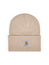 Beige Acrylic Watch beanie