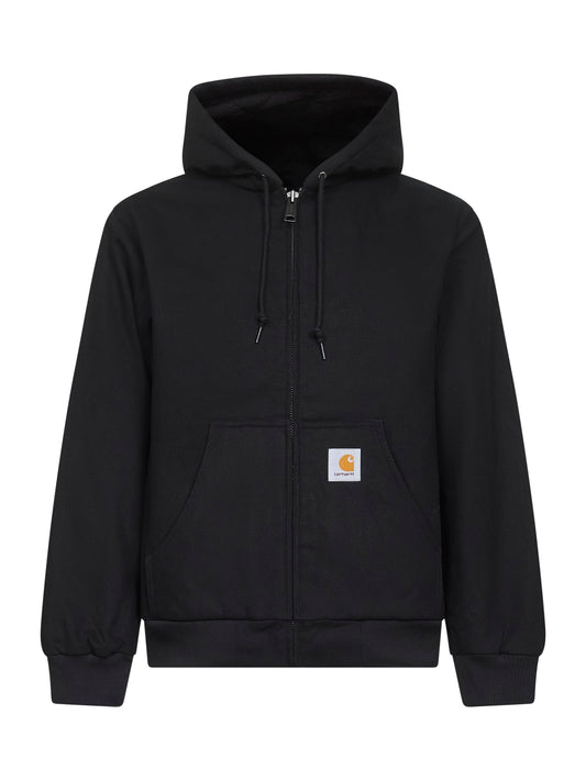 Giacca con cappuccio Active Jacket (Winter) nera