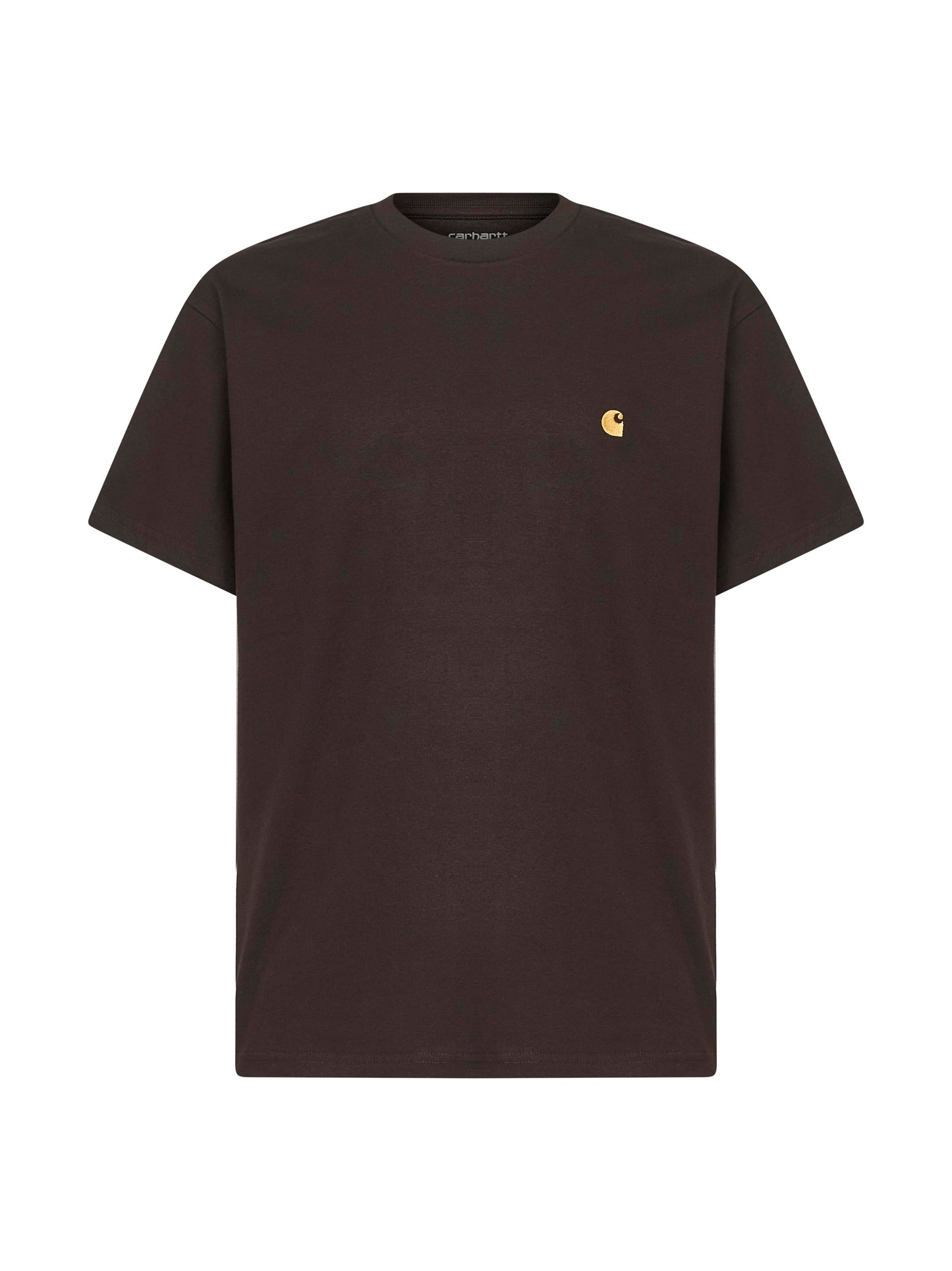 Brown jersey S/S Chase T-shirt<BR/>