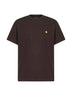 Brown jersey S/S Chase T-shirt<BR/>