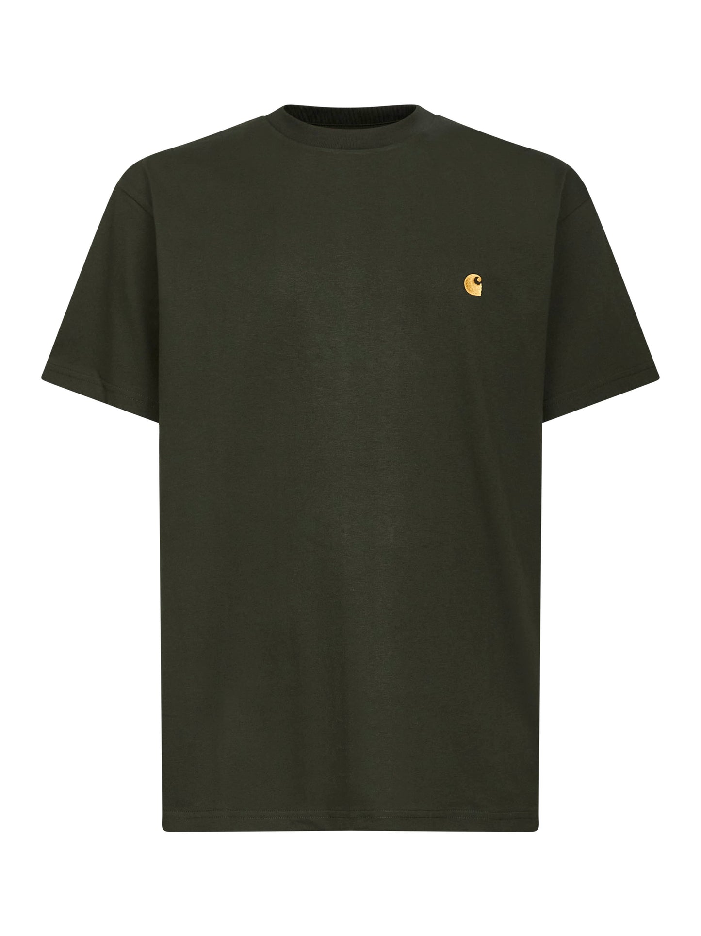 Olive jersey S/S Chase T-shirt<BR/>