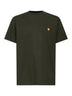 Olive jersey S/S Chase T-shirt<BR/>