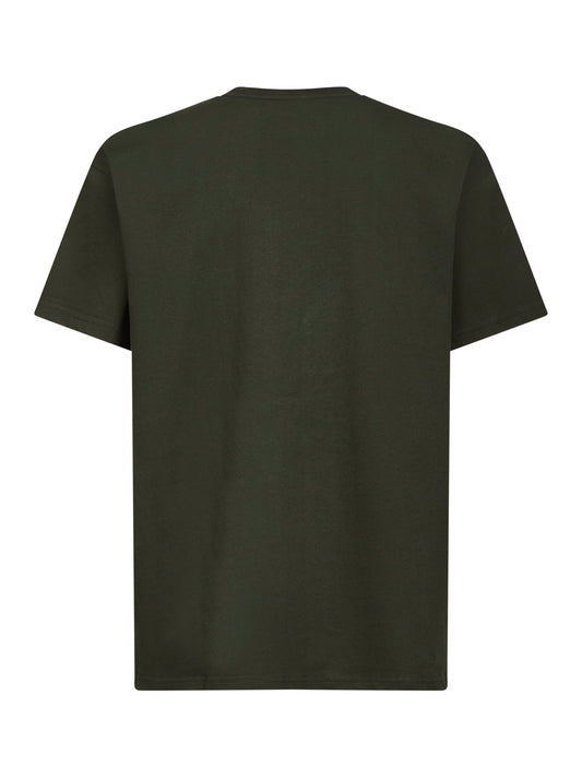 Olive jersey S/S Chase T-shirt<BR/>