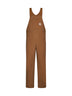 Bib straight canvas overalls