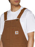 Bib straight canvas overalls