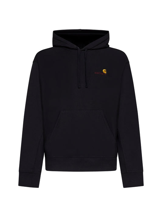 Cotton-blend hoodie with logo