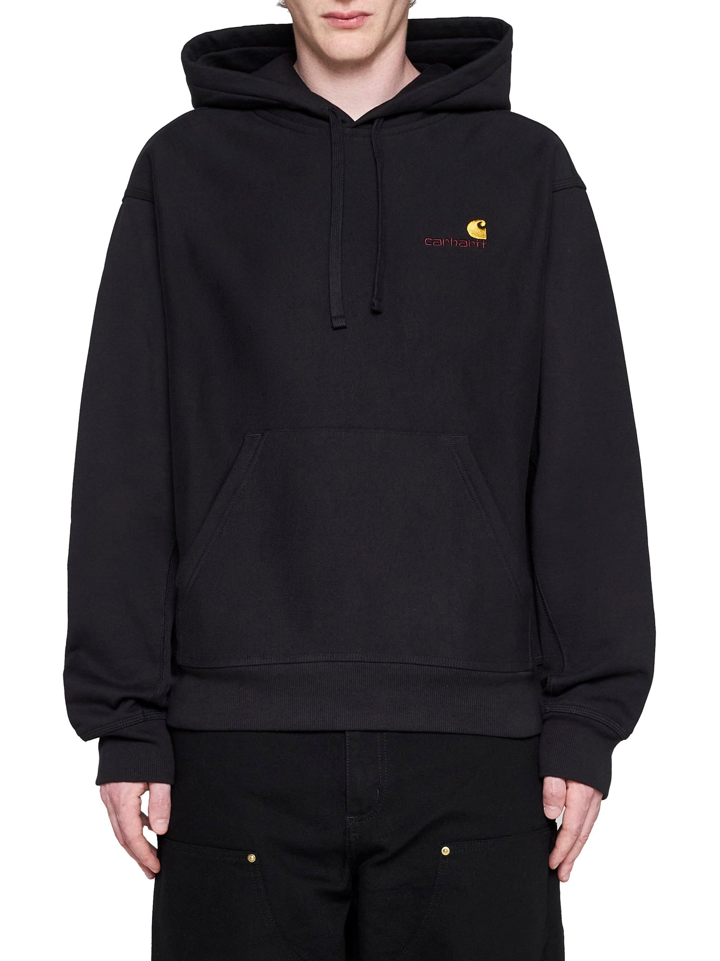 Cotton-blend hoodie with logo