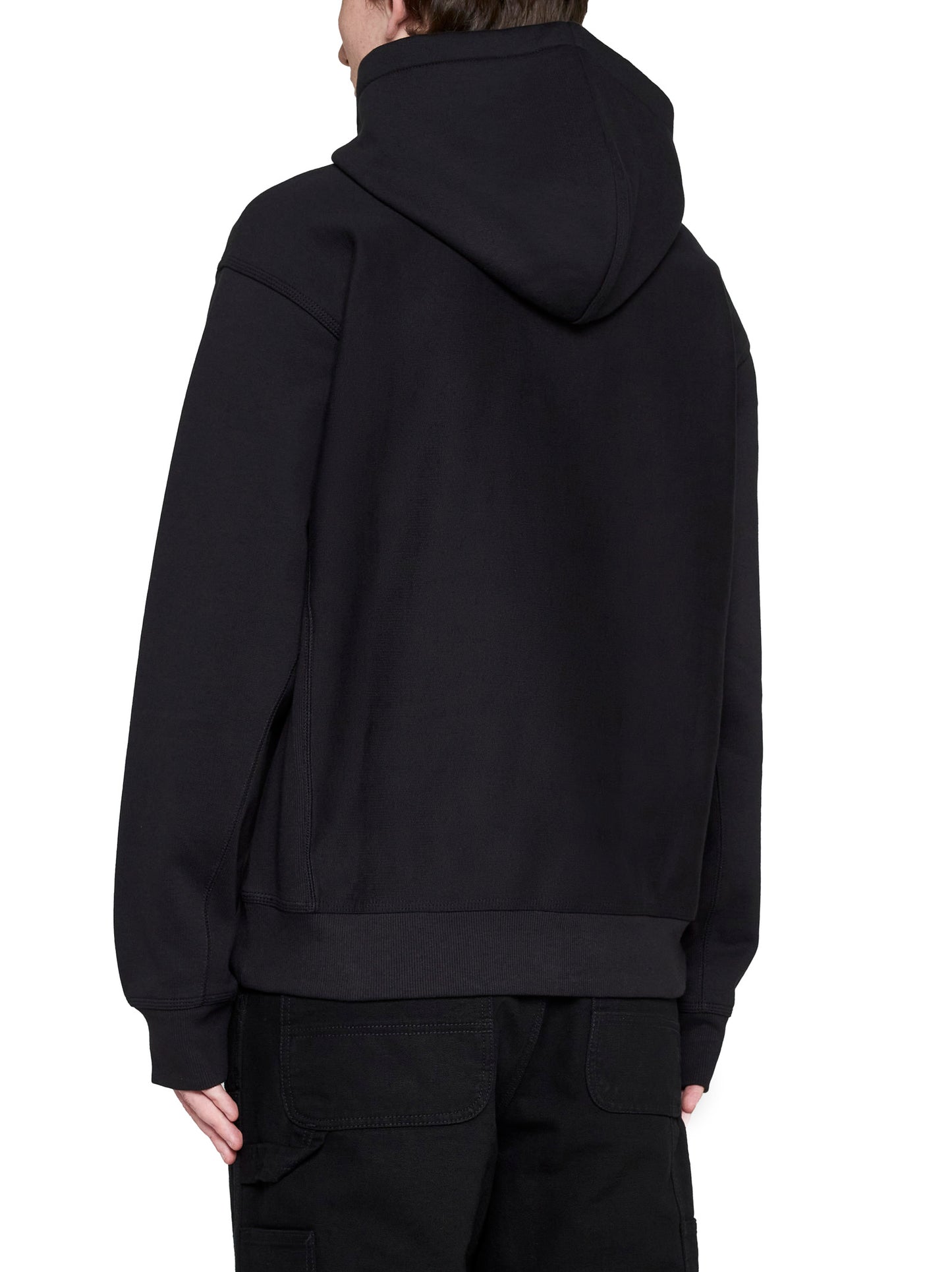 Cotton-blend hoodie with logo