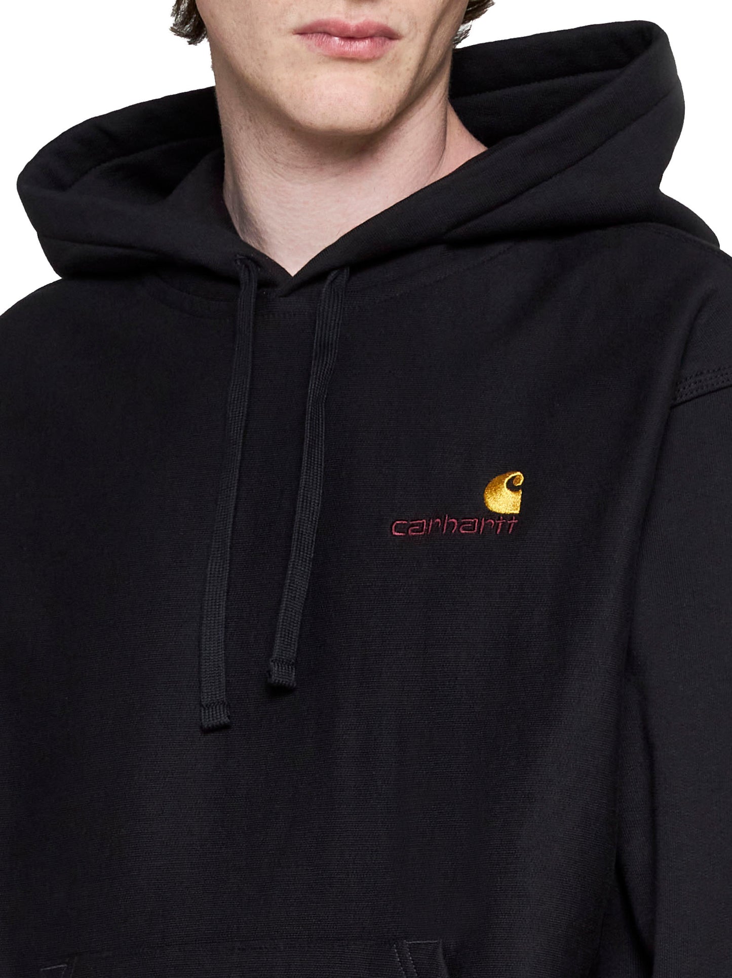 Cotton-blend hoodie with logo