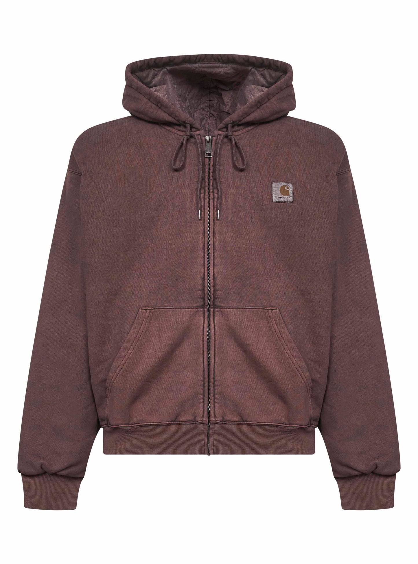 Brown Hooded Vista Jacket zip-up hoodie