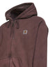 Brown Hooded Vista Jacket zip-up hoodie