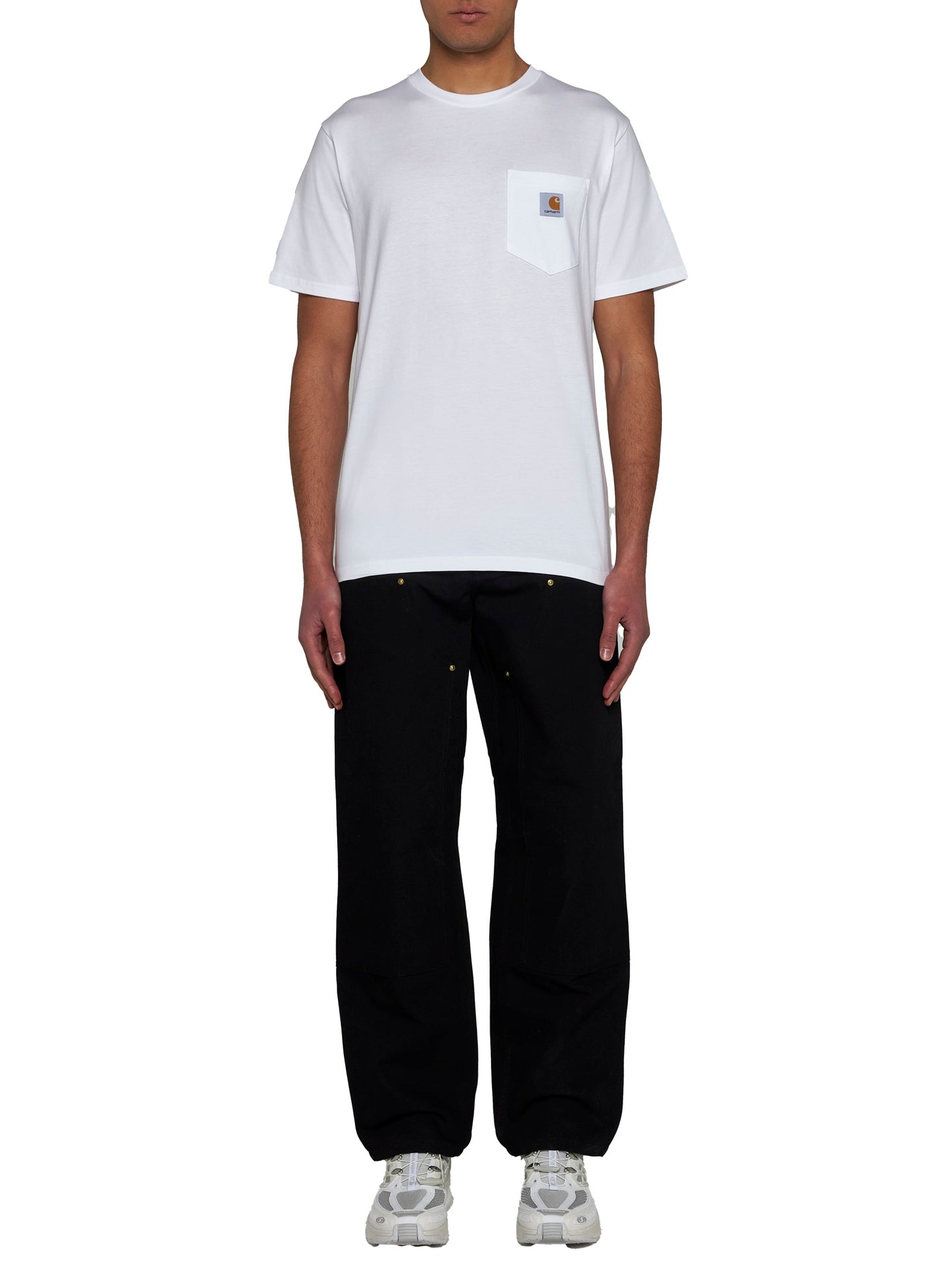 Chest-pocket cotton t-shirt