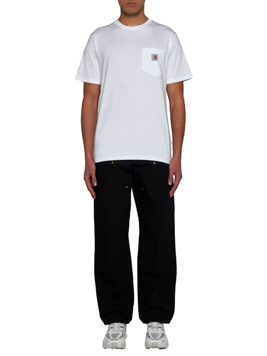 Chest-pocket cotton t-shirt