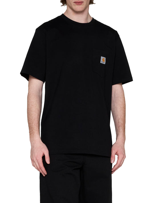 Cotton T-shirt with chest pocket