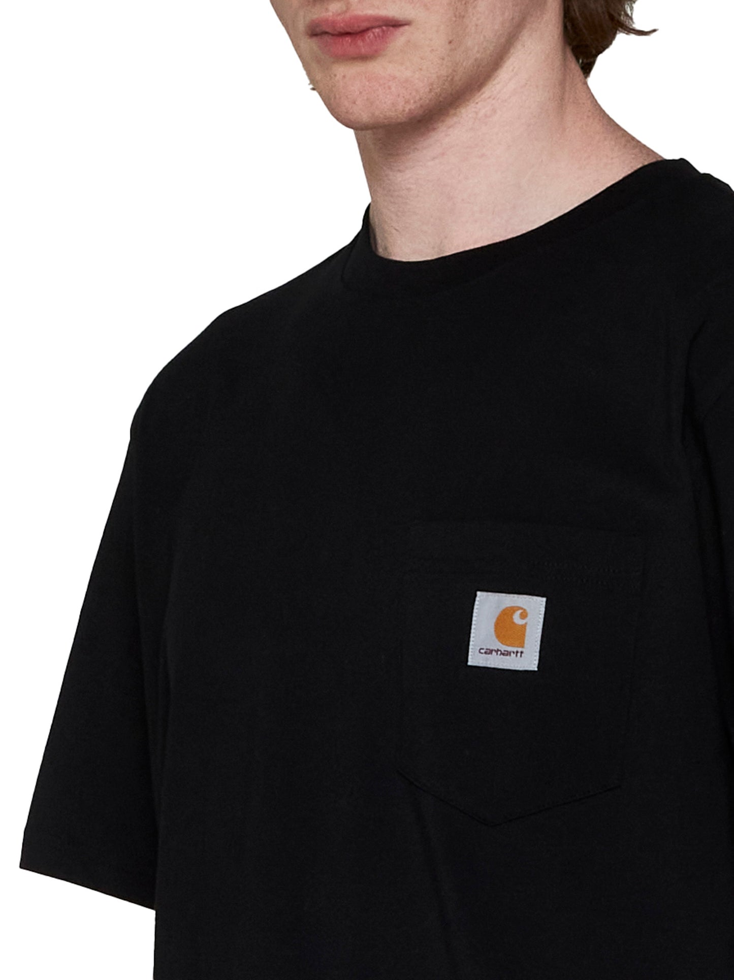 Cotton T-shirt with chest pocket