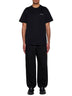 T-shirt S/S Script Embroidery nera