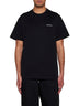T-shirt S/S Script Embroidery nera