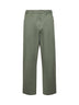 Green cotton Single Knee pants