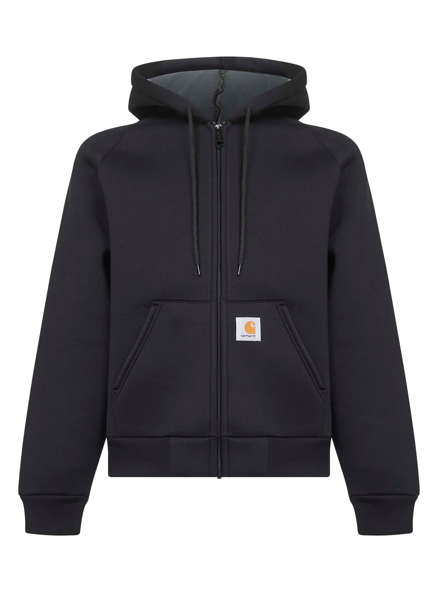 Black Car-Lux Hooded Jacket zip-up hoodie