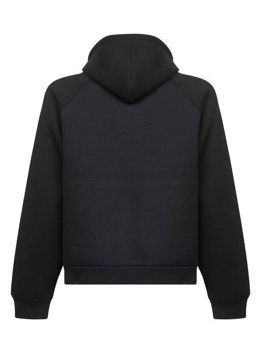 Black Car-Lux Hooded Jacket zip-up hoodie