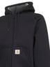 Black Car-Lux Hooded Jacket zip-up hoodie